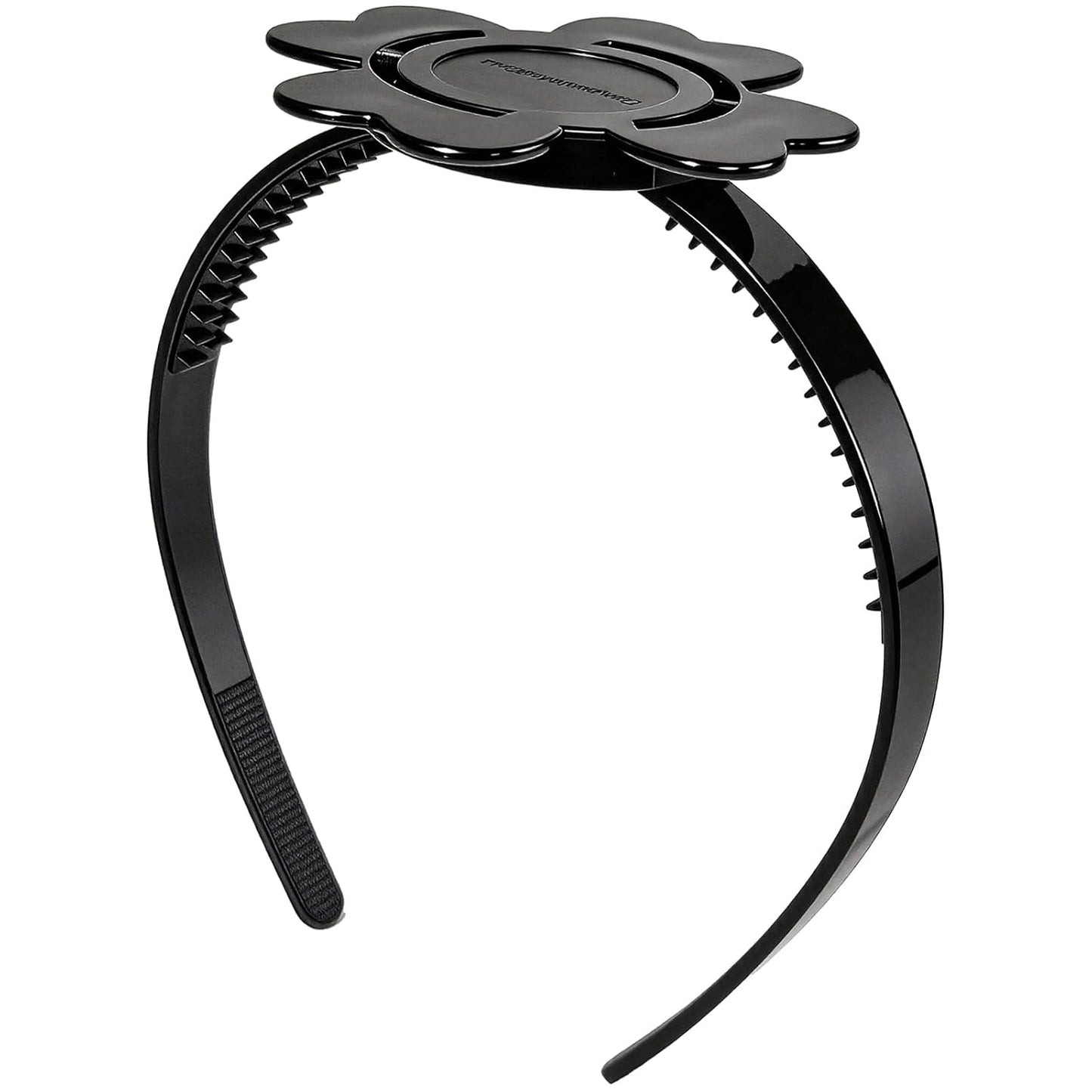 Graduation Cap Headband Insert - Securely Fits Curly, Natural Hair, Braids & More | Black