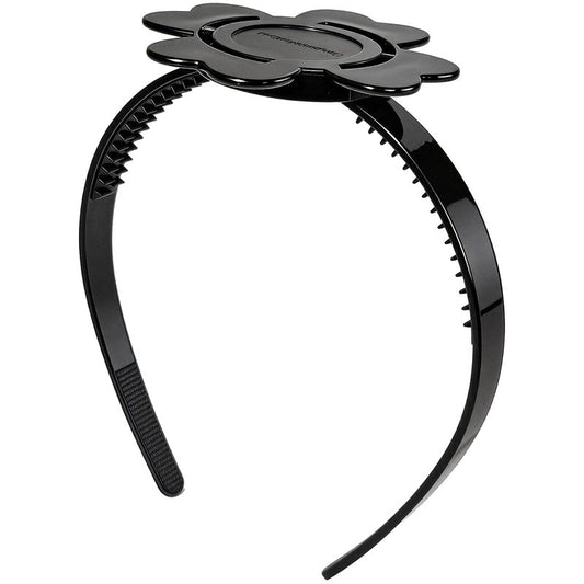 unibouti Graduation Cap Headband Insert Black - Original Four Leaves Clover - Secure Your Grad Cap on Curly, Natural Hair, Braids, Locs, Twists and Straight Hair