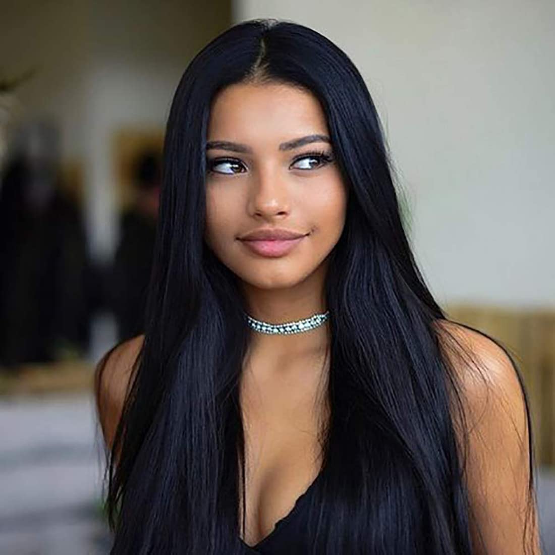 HeioWuio Straight Brazilian Remy Hair 1 Bundles Extensions For Women Weaves Double Weft Human Bundles 26 Inch