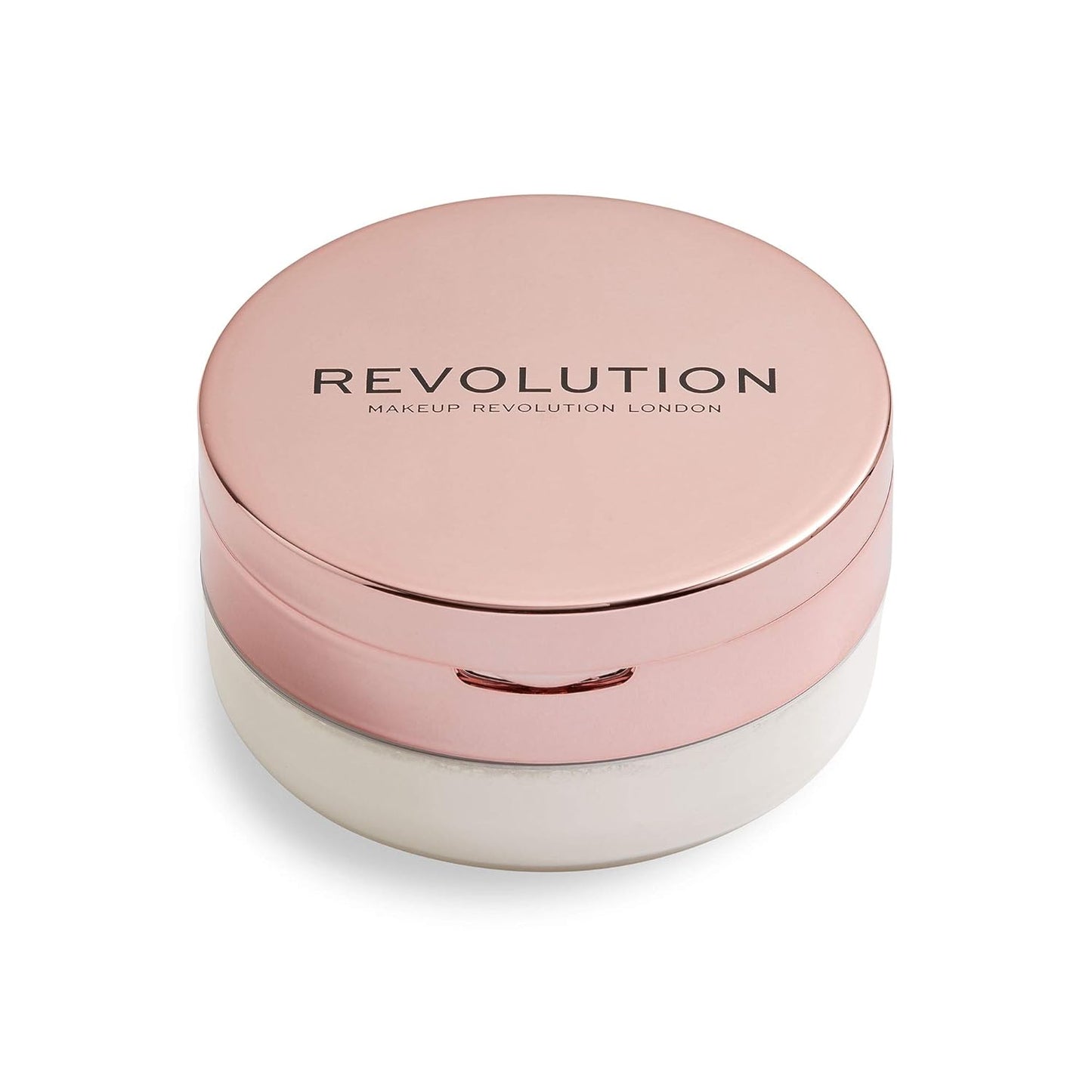 Makeup Revolution Conceal & Fix Setting Powder - Waterproof Translucent Formula | Long-Lasting Hold, 0.45oz/13g