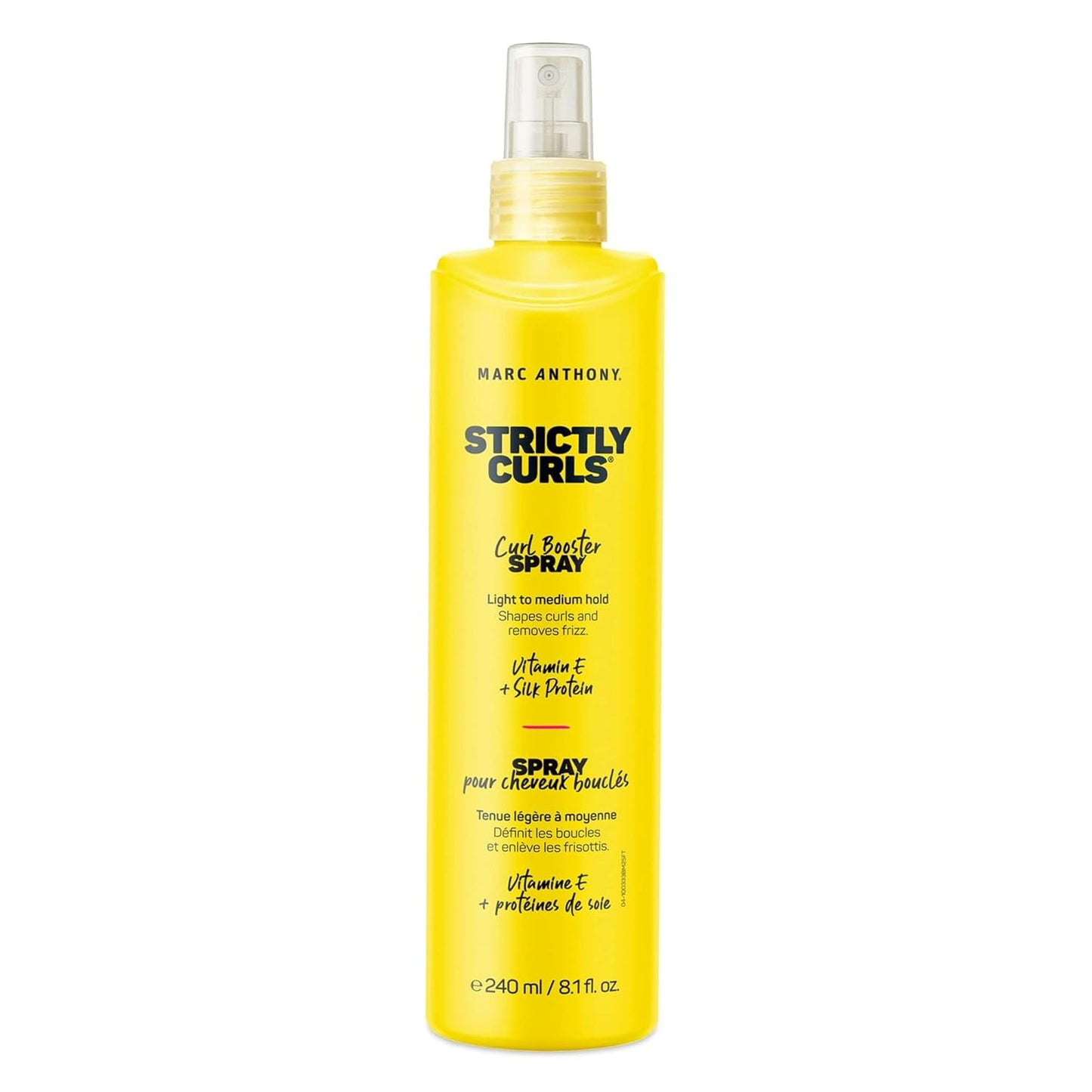 Marc Anthony Curly Hair Spray - Curl Booster for Frizz Control & Humidity Resistance | 8.1 Fl Oz
