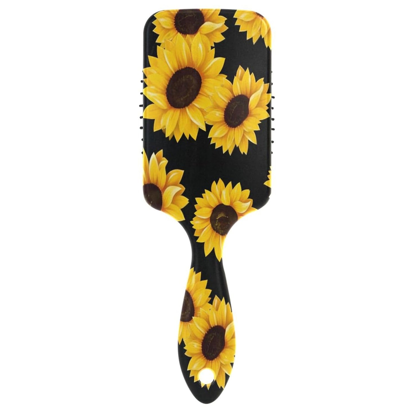 Ice Hockey Hair Brush | Soft Bristles for Wet & Dry Hair | Anti-Static & Frizz Control Comb for Women & Girls