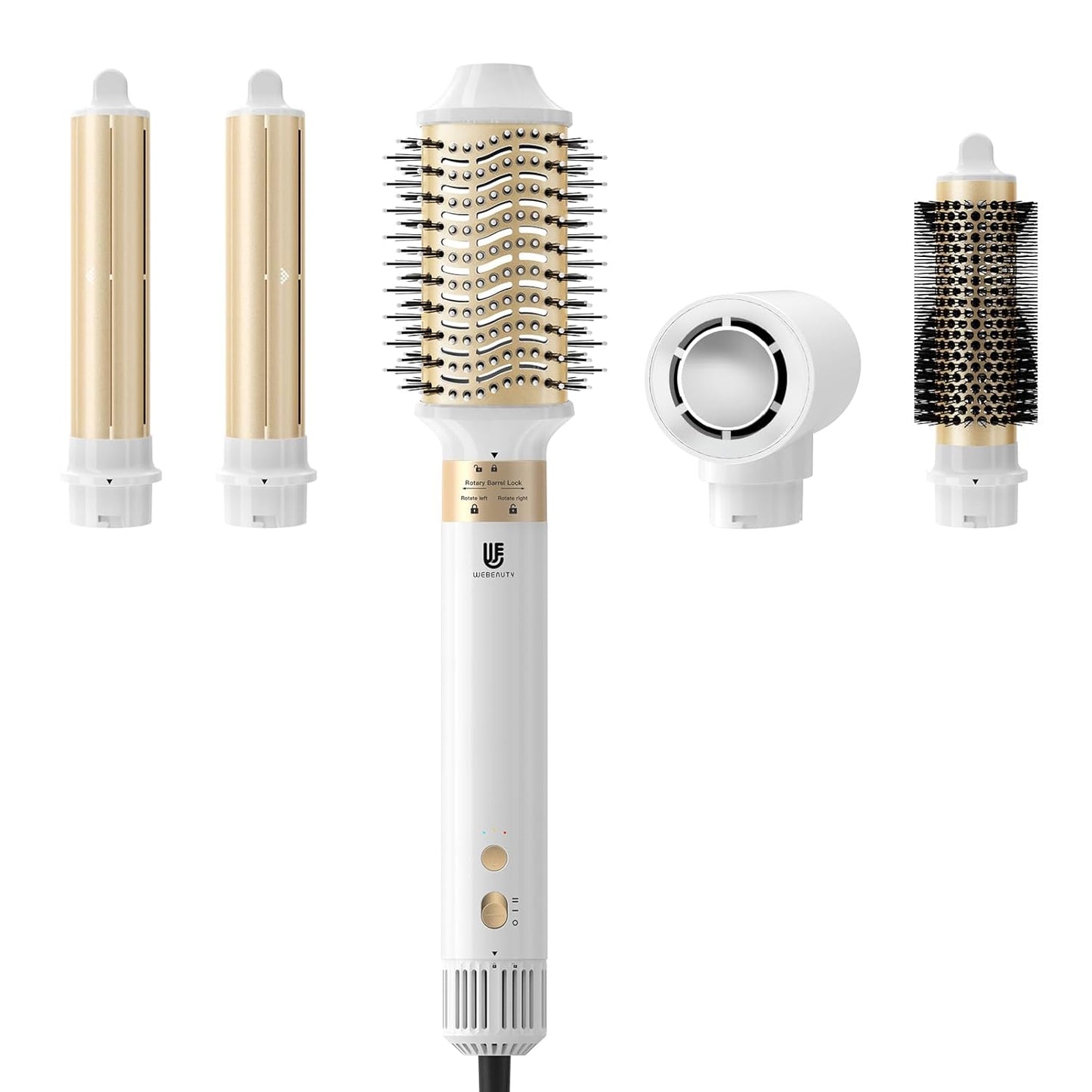 Hair Dryer Brush Air Styler - 7-in-1 Ionic Multi-Styling Tool | Fast Blow Drying, Auto Wrap Curlers, Frizz-Free Volumizer