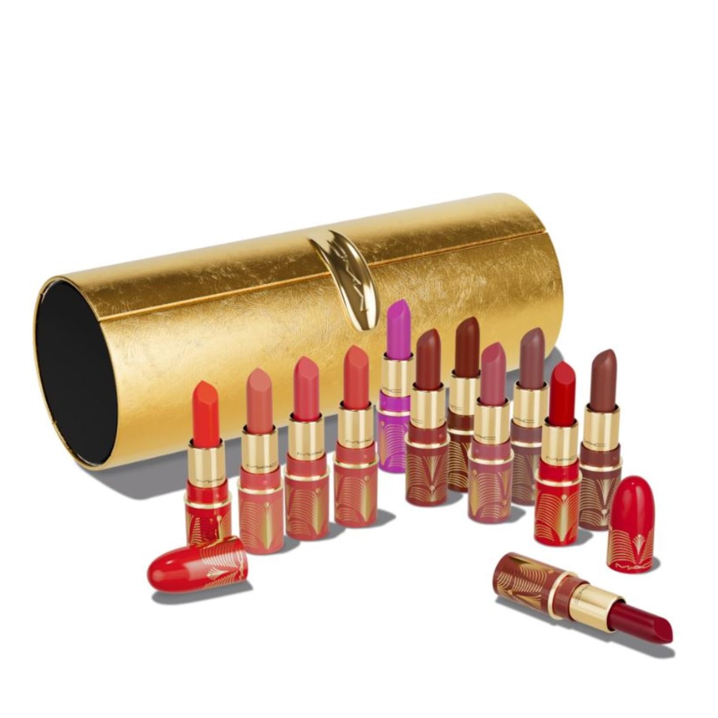 MAC Cosmetics Miniature Lustreglass Lipstick Vault - 12 Travel Size Lipsticks in Limited Edition Shades