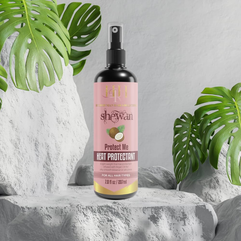 Heat Protectant Spray - Alcohol-Free Styling Shield for Blow Dryers & Curling Tools | 7oz
