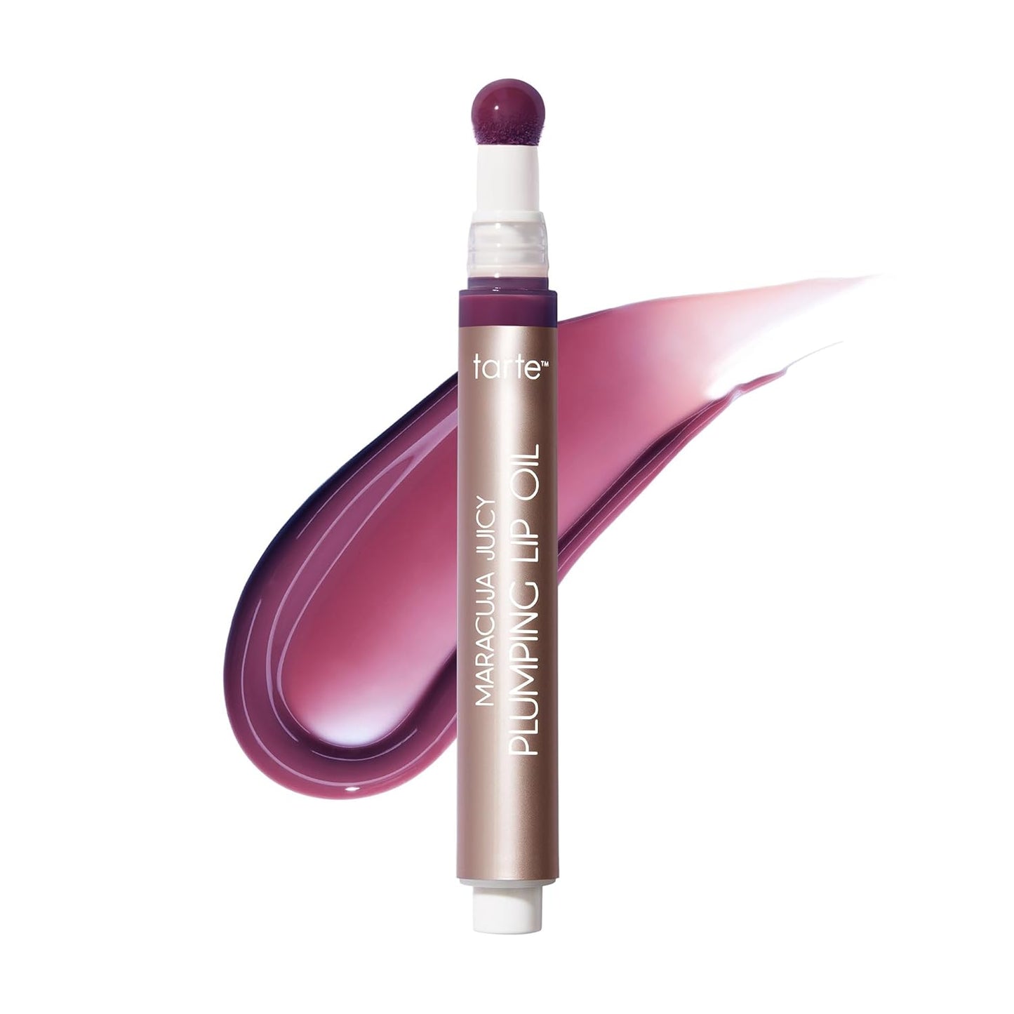 Tarte Maracuja Juicy Plumping Lip Oil - Hydrating Lip Plumper with Hyaluronic Acid & Vitamin E | Vegan & Cruelty-Free
