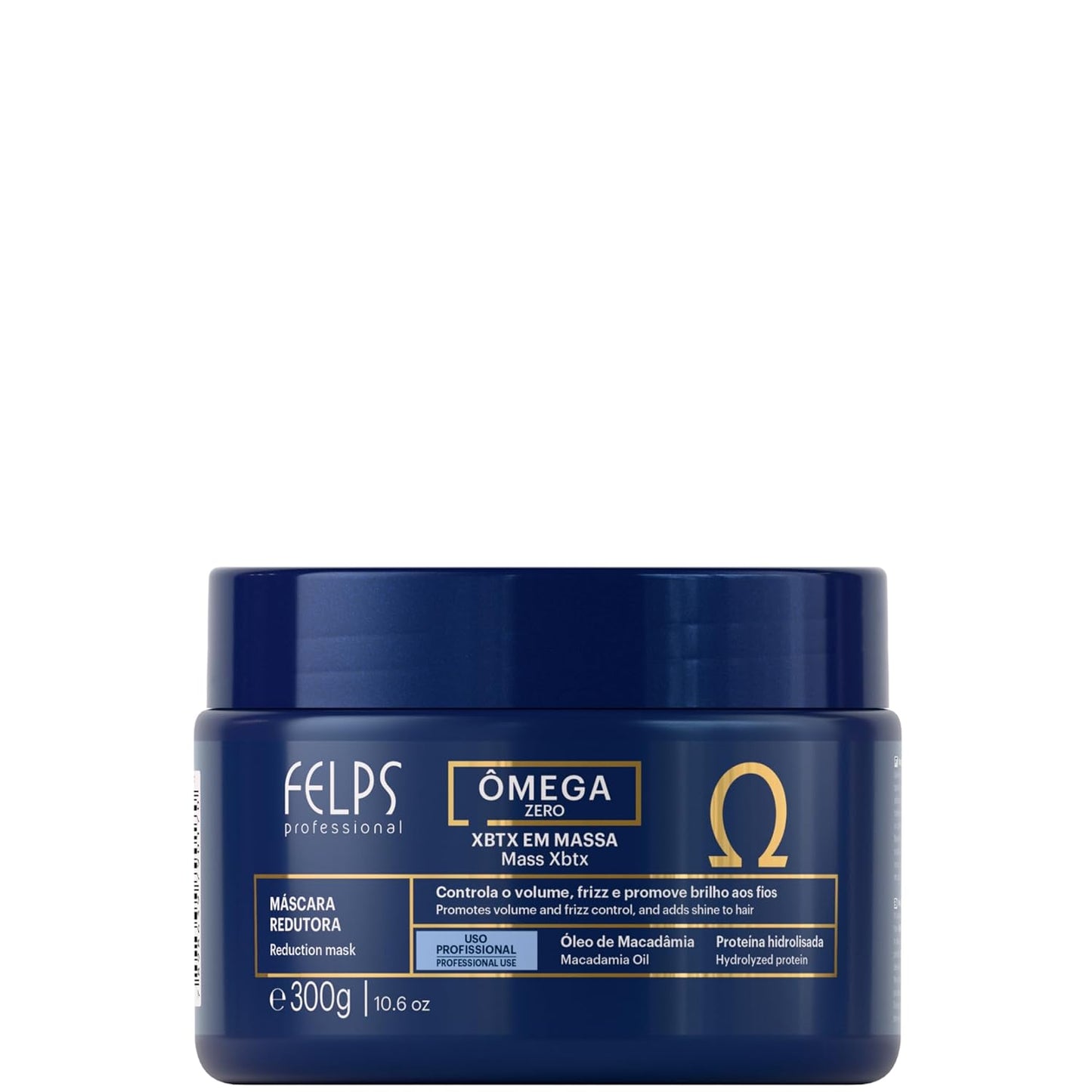Felps XBTX Omega Zero Mass Replenisher - Organic, Formaldehyde-Free Hair Treatment | 300g / 10.6fl.oz