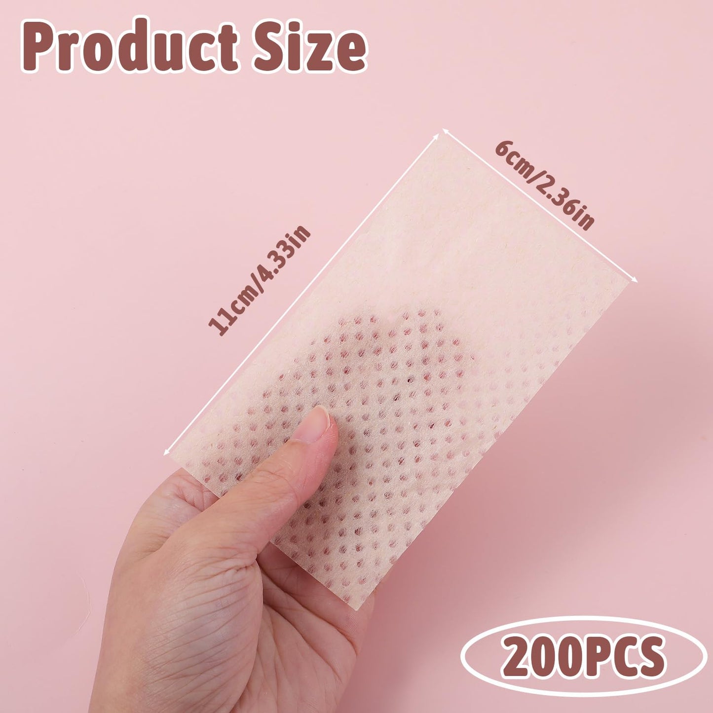 200 Pcs End Papers for Hair Perm Disposable Salon Perm Paper for Hair High Temperature Resistant Curling Papers for Cold Hot Perms Styling Tools