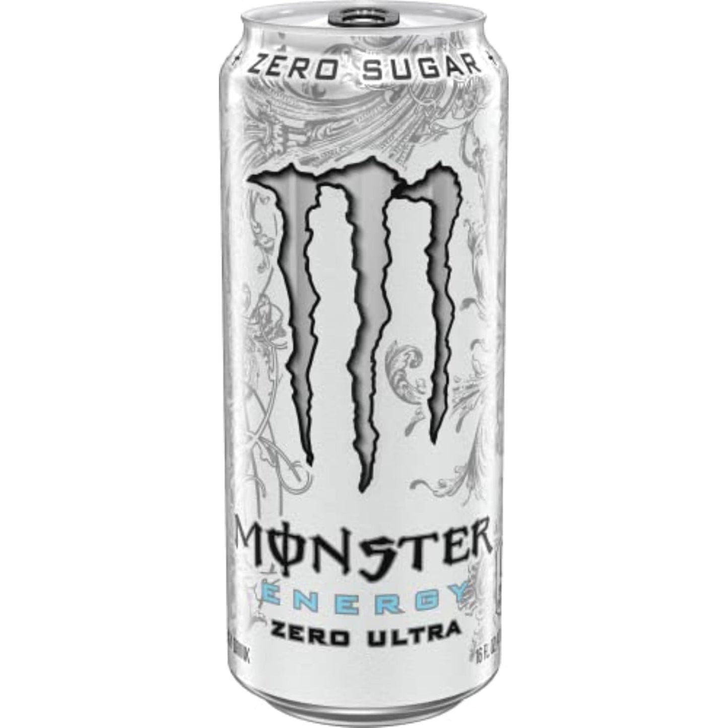 Monster Energy Zero Ultra Sugar Free Energy Drink - 16 Oz | Pack of 15 Cans