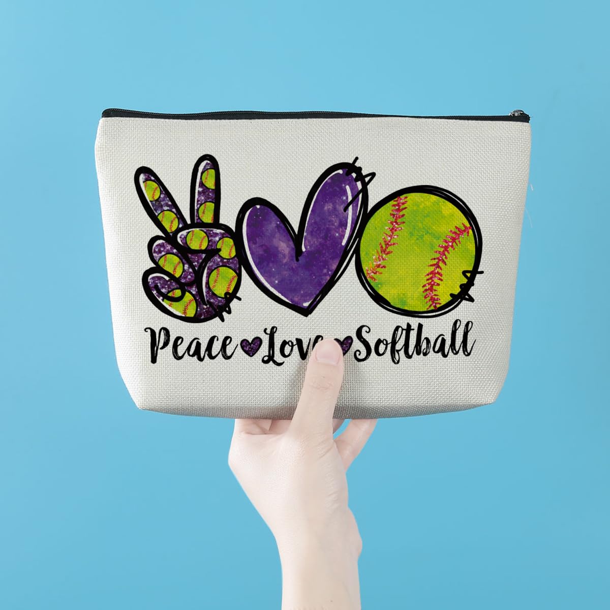 Funny Makeup Bag Softball Party Favors Cosmetic Bag Stuff Accessories
