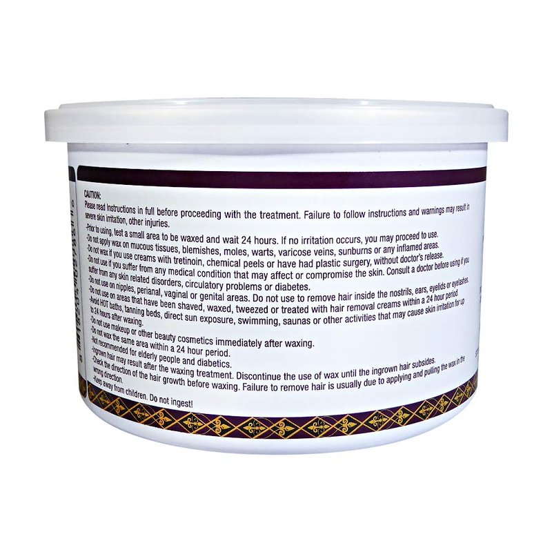Waxness Italian Velvet Soft Wax Tin 14 oz (400 g) – Premium Synthetic Strip Wax for Full Body and Large Areas, Professional Use – Made in Italy