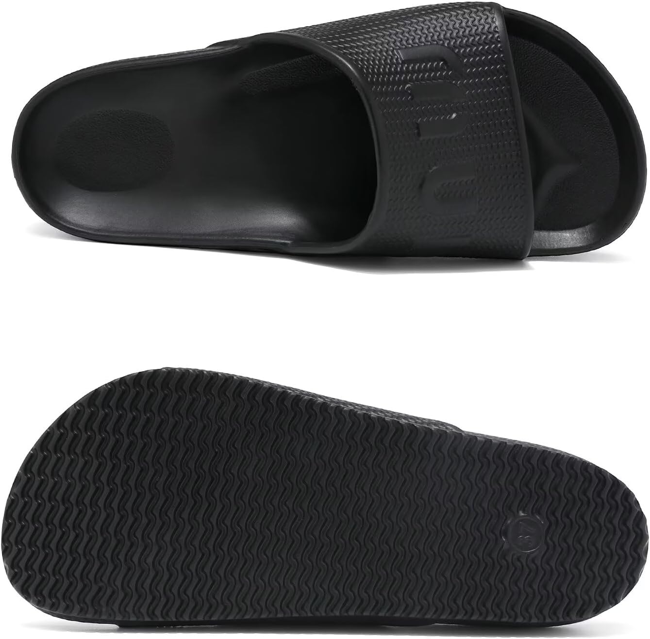 Arch Support Slides - Comfortable Beach & Pool Slippers | Lightweight Quick-Dry Shower Sandals