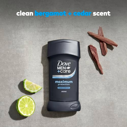 Dove Men+Care Invisible Solid Stick Clean Comfort 2.6 oz - 96hr Protection