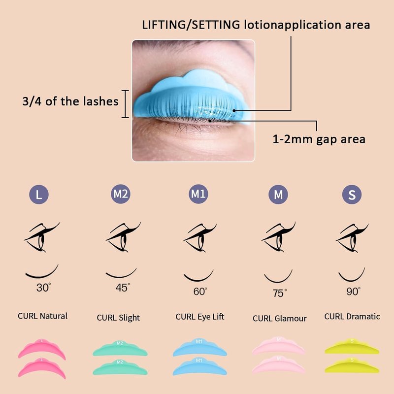 Libeauty Lash Lift & Color Kit - DIY Brow Lamination with Quick Lifting Perming & Voluminous Coloring | Complete Tools for Home & Salon Use
