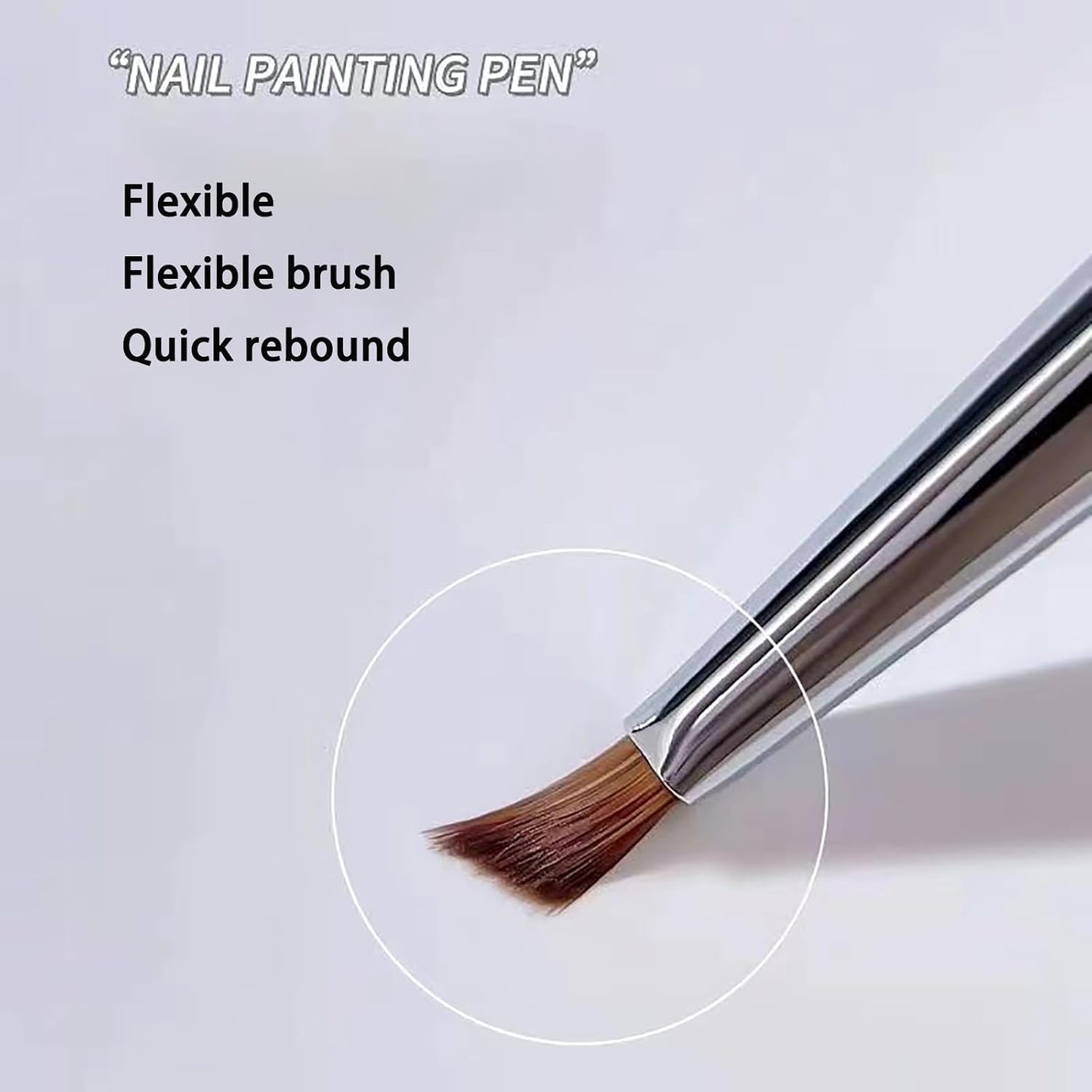Nail Brush for Petals & Butterflies - Watercolor & Acrylic Painting Brush | 1 Pack, Tan