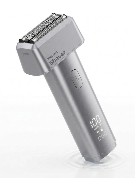 Men's Electric Foil Shaver Rinse Under Faucet & Shower Ready with Wet/Dry Shave, Type-C Fast Charging & Digital LED Display, Travel-Rechargeable Razor for Daily Close Face Beard Grooming