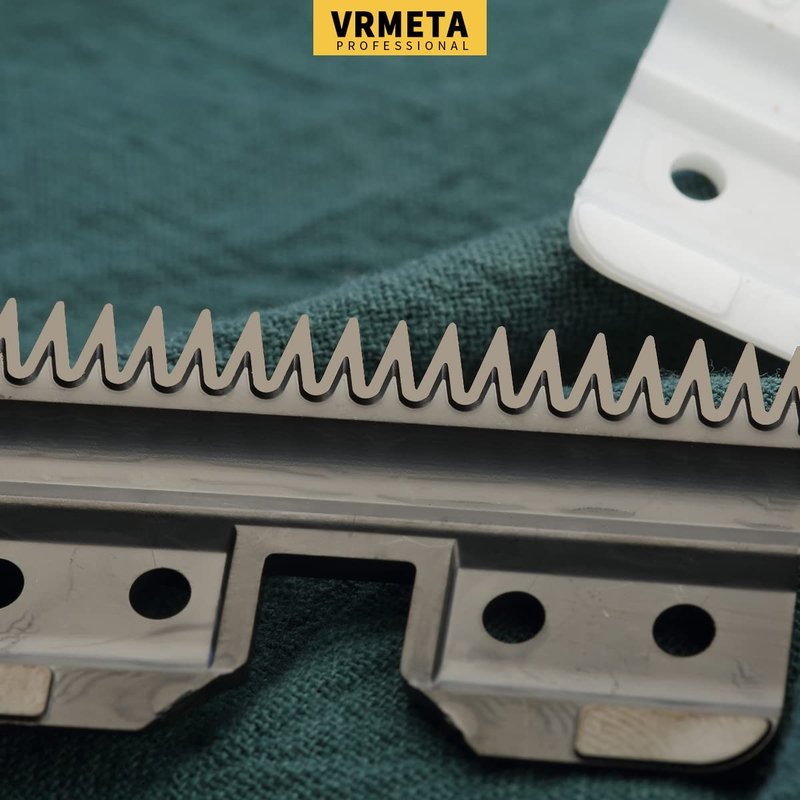 VRMETA 2 Pcs Fast Feed Ceramic Blades Fit Oster Fast Feed Clipper Oster A5 Fast Feed Ceramic Cutters Blade Fast Feed Replacement Blade Fit Wahl KM Series