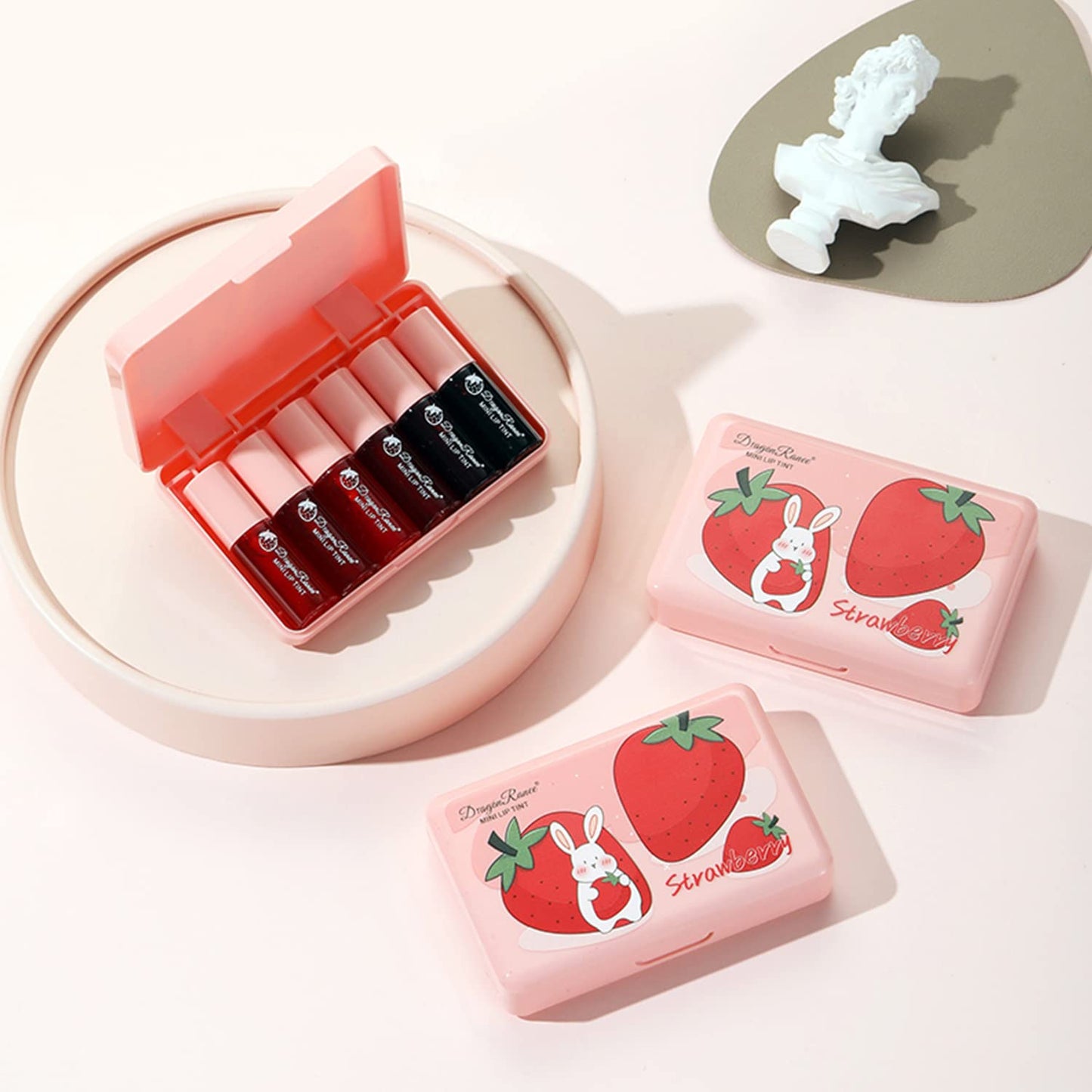Lip Stain, 6 Colors Lip Tint Stain Mini Liquid Lipstick, Lip Stain Long Lasting Waterproof, Lip Gloss for Women, Makeup, Make Up, Makeup Set, Teen Girl Stuff, Cute Stuff, Maquillaje, High Pigment