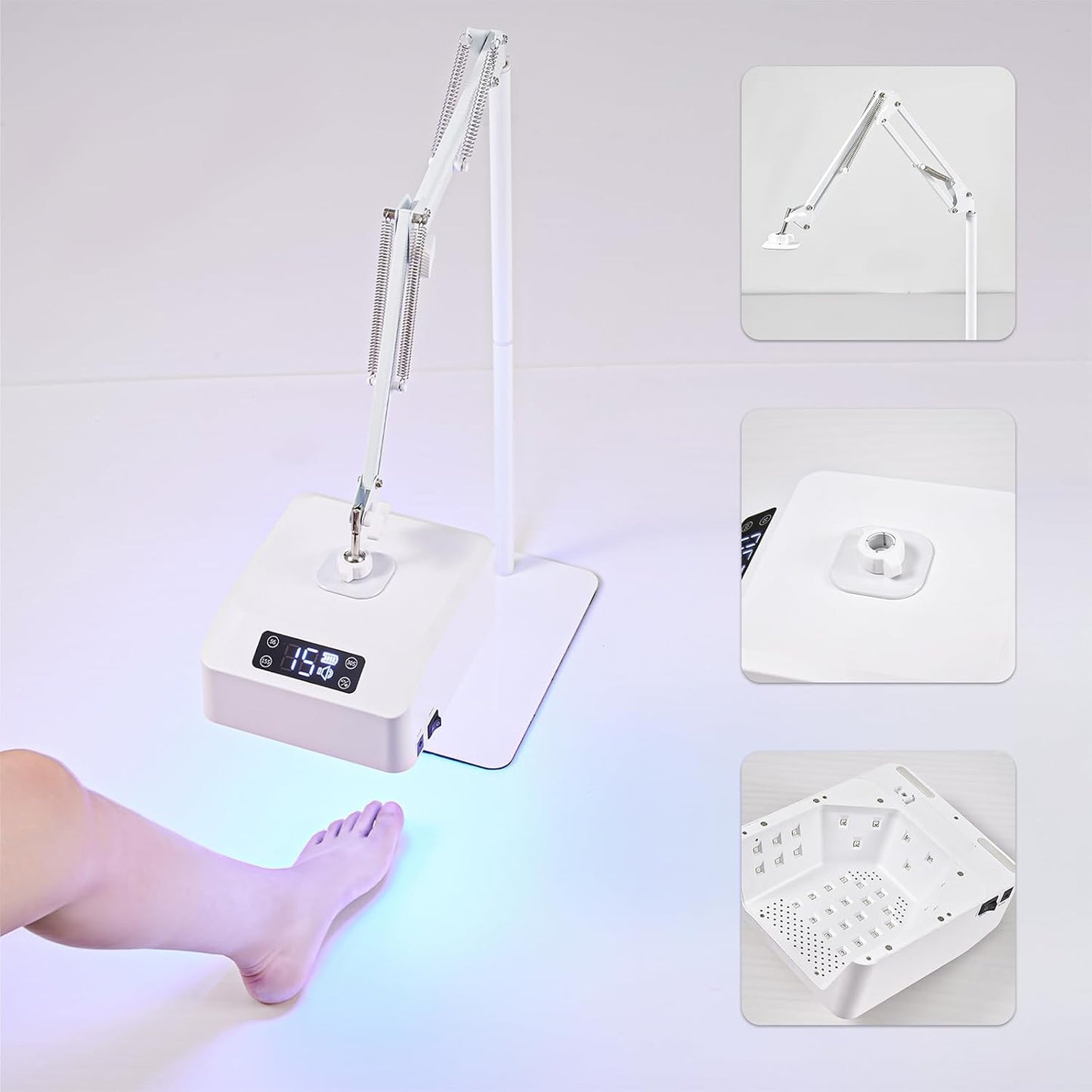 UV Foot Lamp - 78W Cordless Pedicure Light with Sensor | Wireless Gel Nail Polish Curing