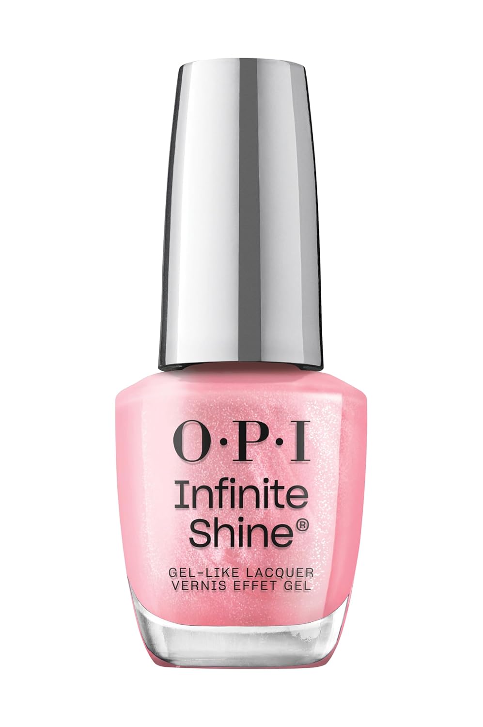 OPI Infinite Shine Nail Polish - Princesses Rule! Sheer Soft Pink Shimmer | Vegan, Long-Lasting, Streak-Free