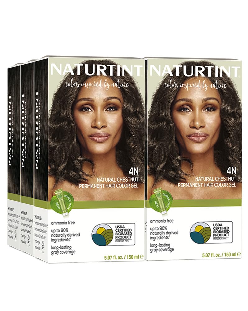 Naturtint 7N Hazelnut Blonde Permanent Hair Color | Ammonia-Free, Vegan, 100% Gray Coverage, Long-Lasting Results