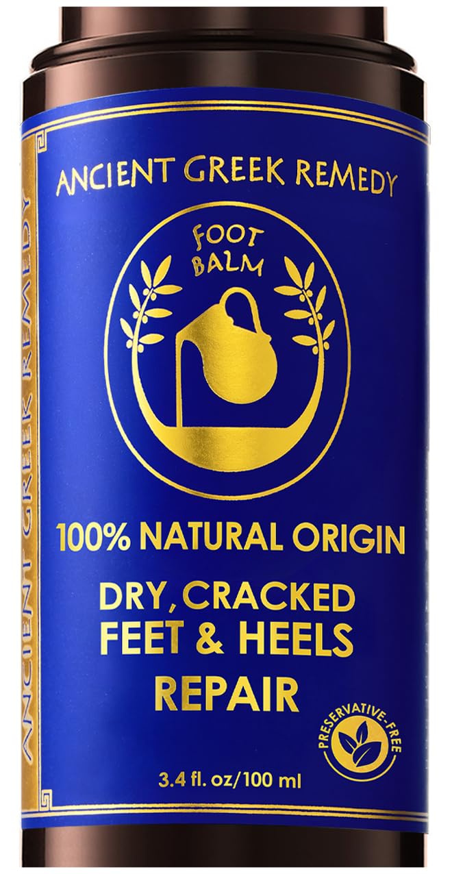 Organic Foot Cream for Dry Cracked Heels - Jojoba & Lavender Moisturizer | 3.4 oz Natural Foot Balm
