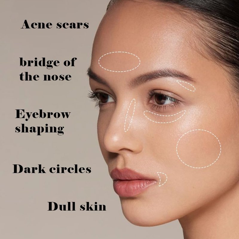 Liquid Concealer for Older Women - Full Coverage Under Eye Brightener | Lightweight, Waterproof, Vegan - 09 Cappuccino