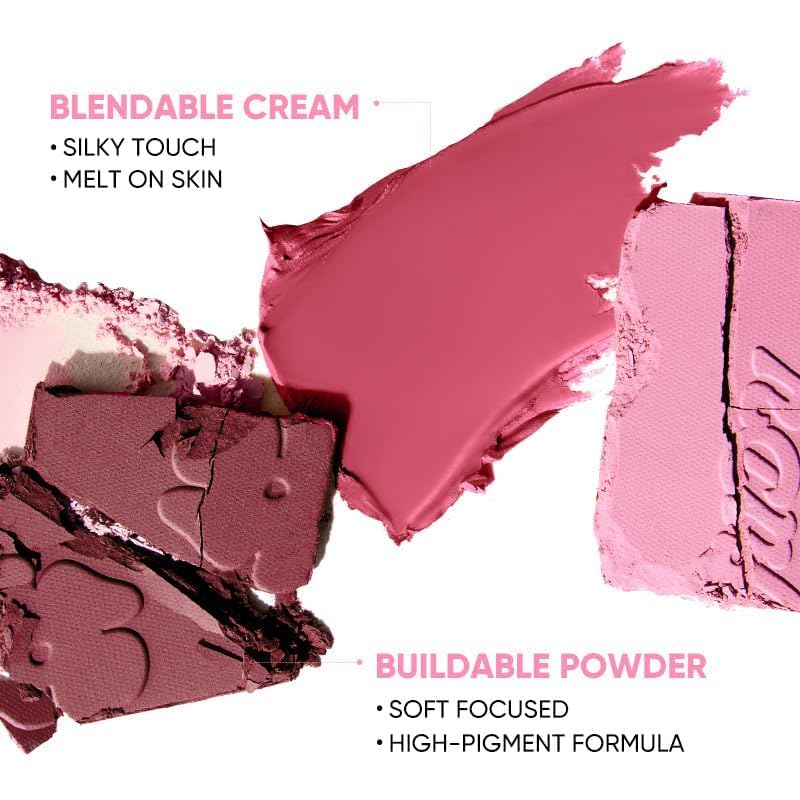 JUDYDOLL 4-in-1 Blush & Highlighter Palette - 101 Bare Essential