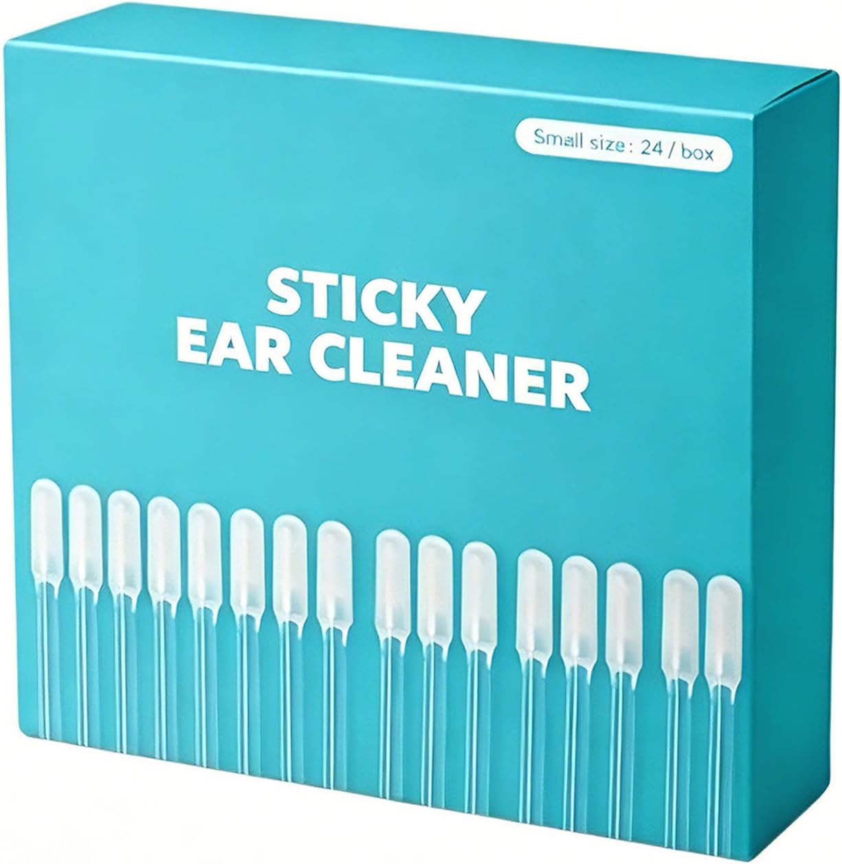Sticky Ear Cleaning Stick - Gentle Earwax Removal Tool | 24 Pcs for Safe & Easy Cleaning