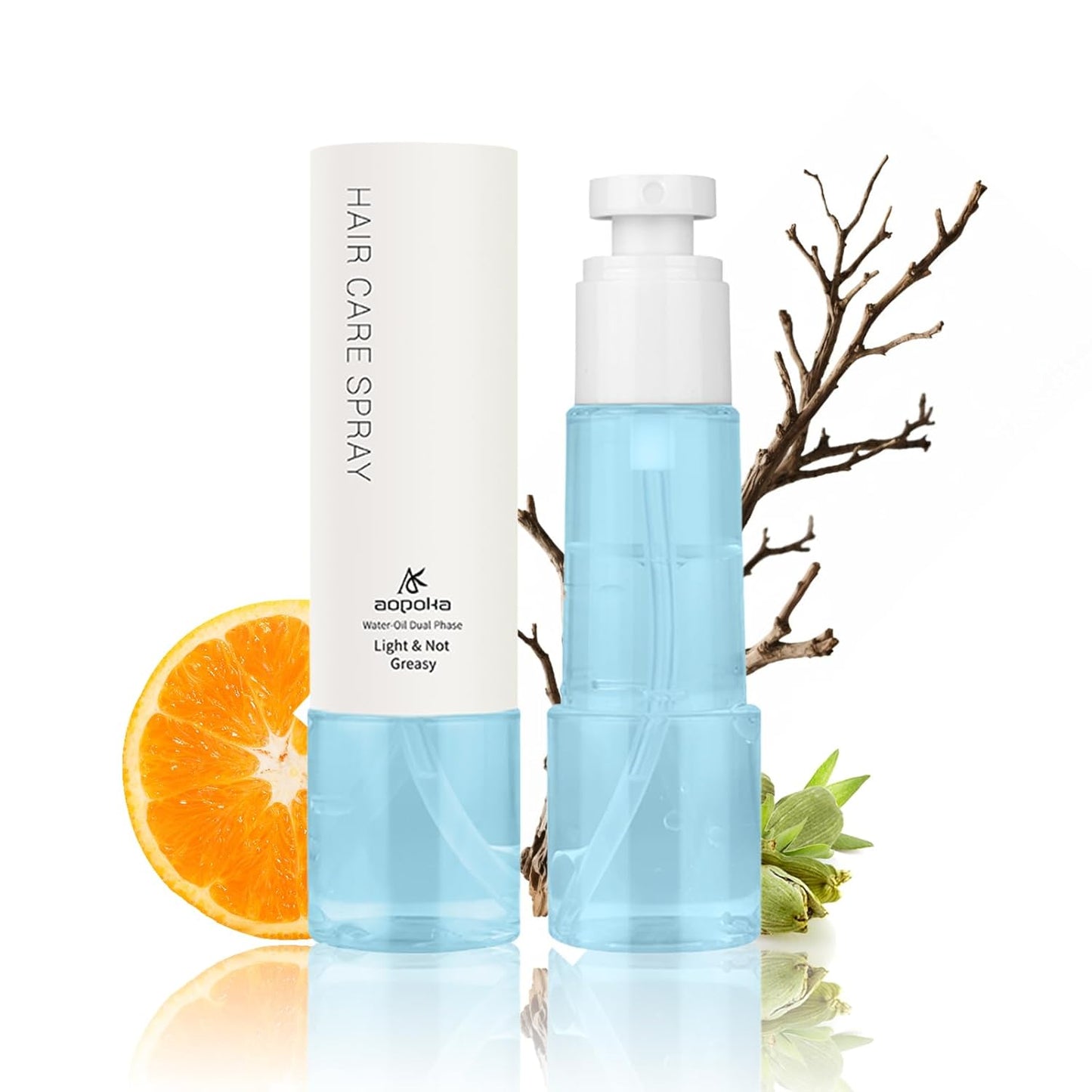 Unisex Hair Perfume - Oil-Based Hydrating Spray for Smooth, Frizz-Free Hair | Vetiver, Cedar, Grapefruit, Pepper - 2.4 Fl Oz
