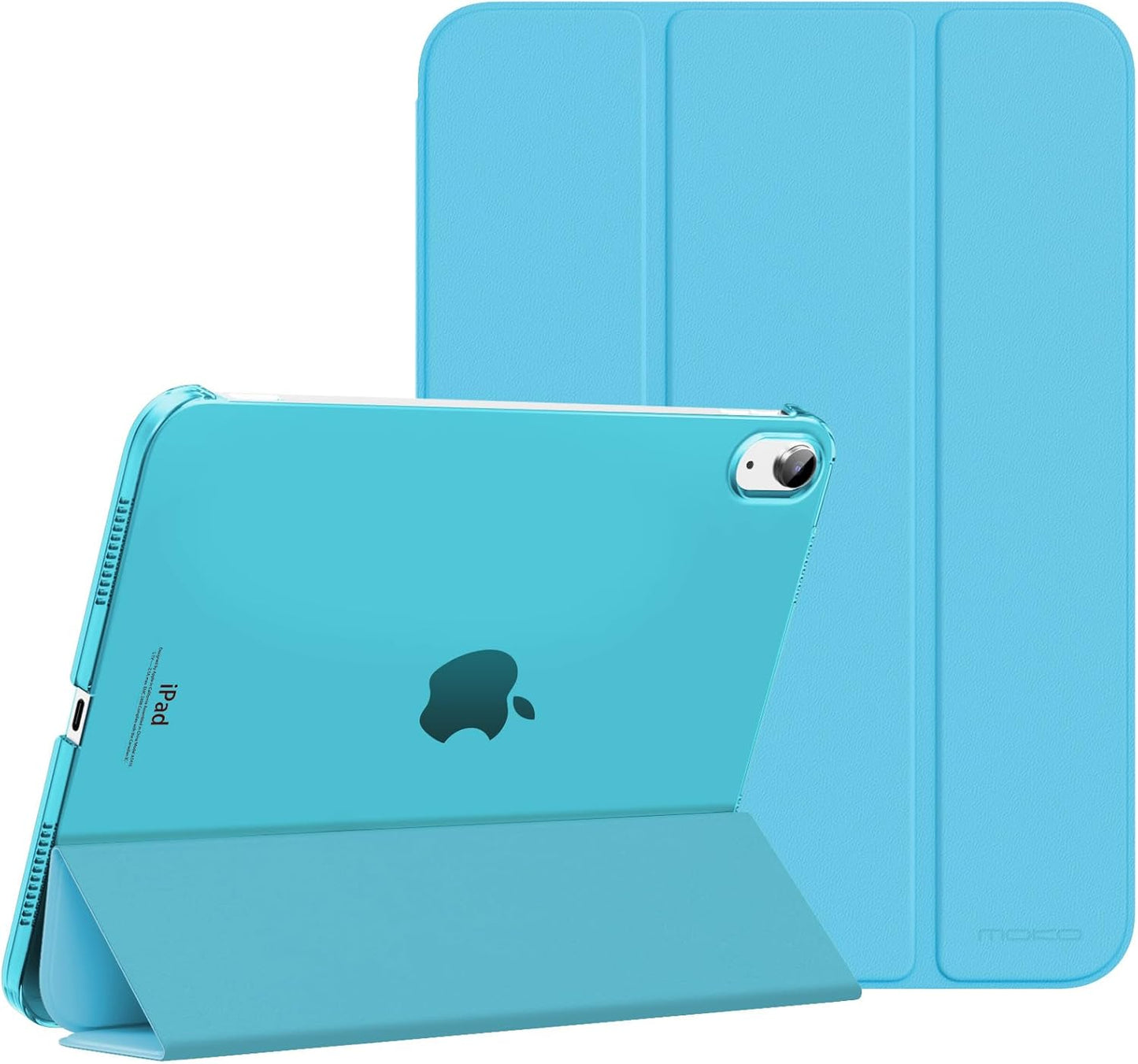 iPad 11th & 10th Generation Case - Slim Hard PC Translucent Back Cover | Navy Blue, Auto Wake/Sleep Support