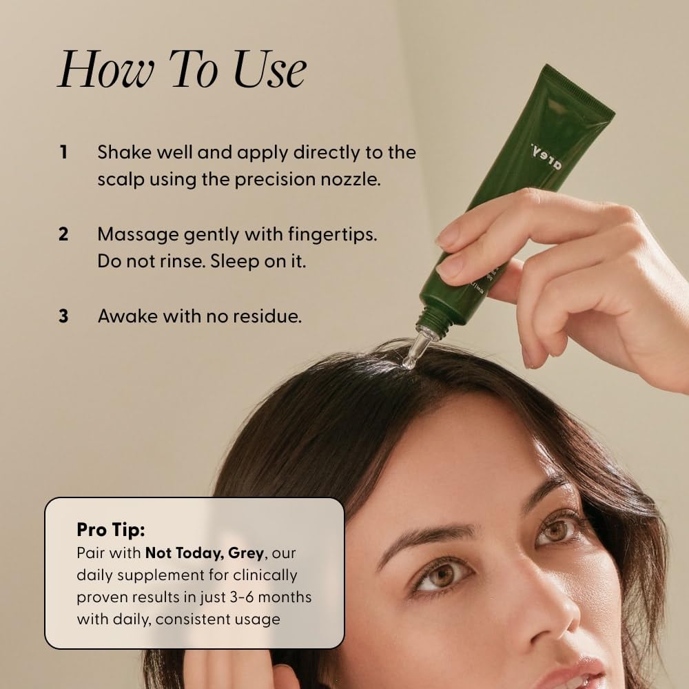 Good Night Scalp Serum - Overnight Treatment for Hair Density & Scalp Health | Lightweight, Oil-Free | 40ml
