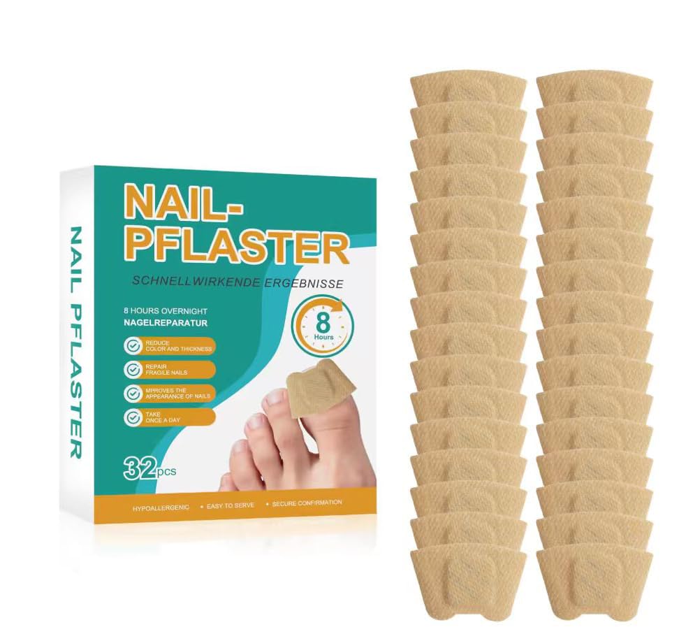 32 Pcs Hydrogel Toenail Treatment Patches - Extra Strength for Ingrown Toenail Care | Overnight Repair