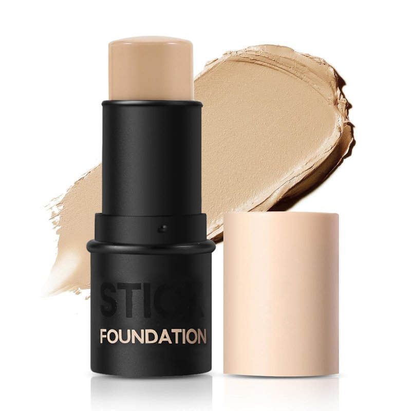 Matte Foundation Stick - Cream Face Concealer Makeup for Natural Finish | Waterproof Formula