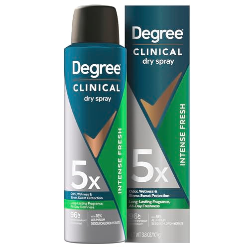 Degree Clinical Antiperspirant Dry Spray Intense Fresh 3.8 oz (Pack of 1)