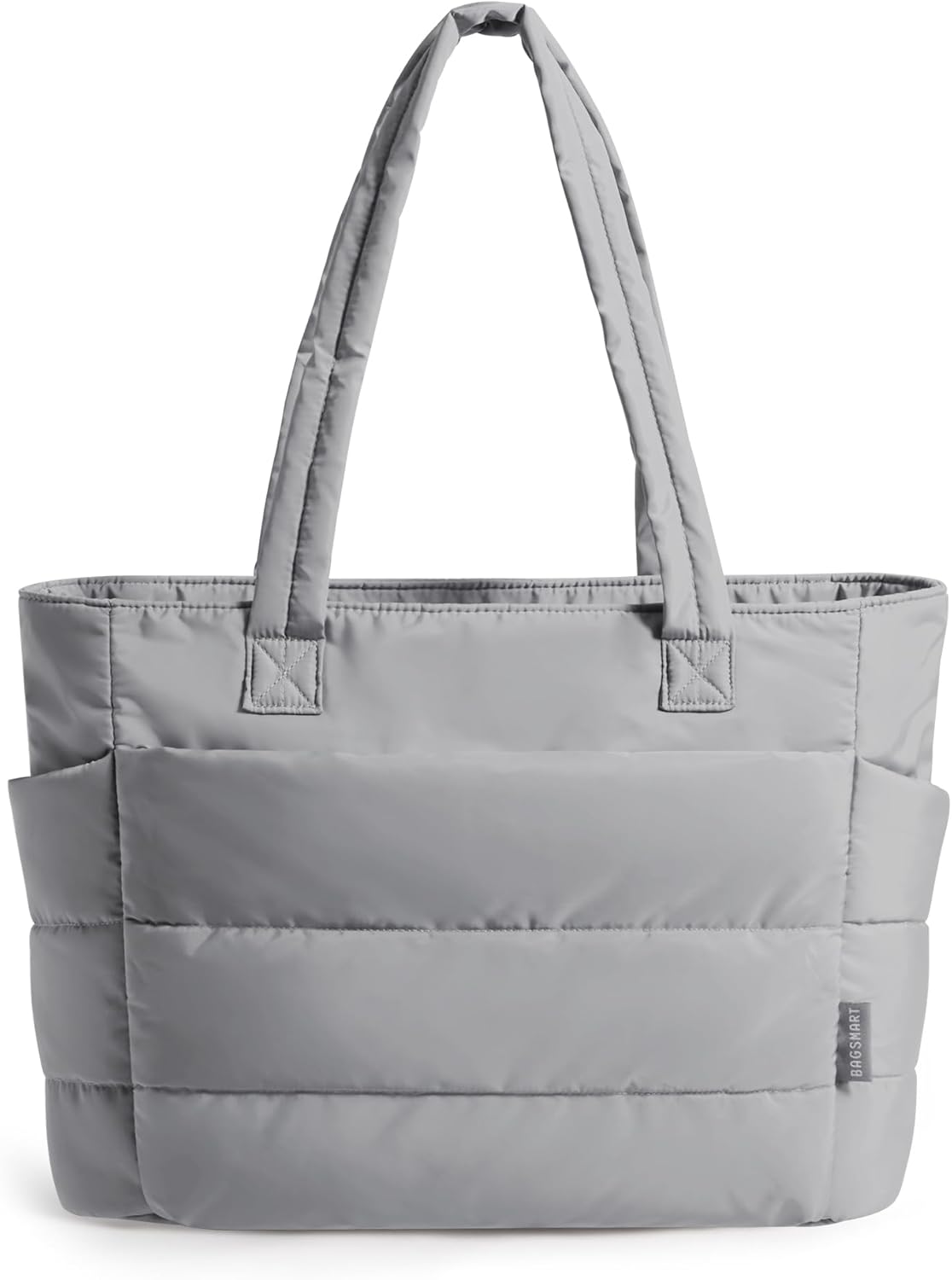 BAGSMART Tote Bag for Women - Lightweight Puffy Shoulder Bag with Compartments for Travel & Gym | Versatile Design