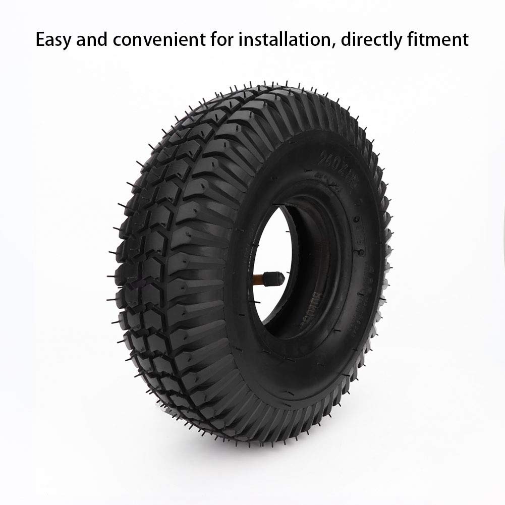 Dioche Wheelchair & Mobility Scooter Tires, 3.00-4/260X85 Rubber Tires, Replacement for Electric Wheelchair & Scooter