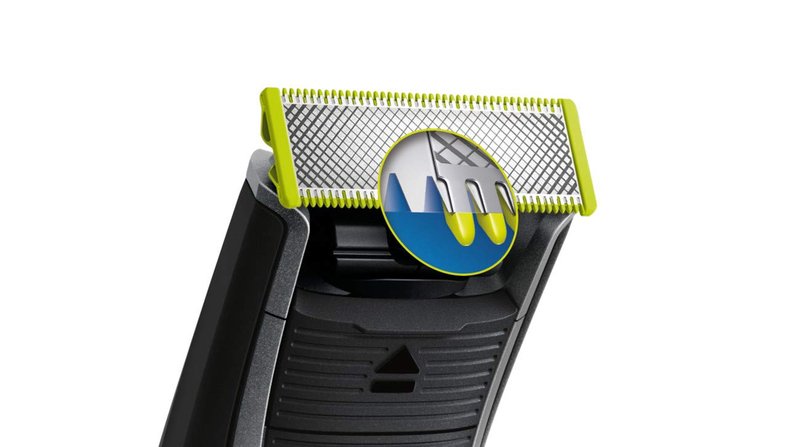Philips Norelco Oneblade Pro Hybrid Electric Trimmer and Shaver, Black, QP6510/70