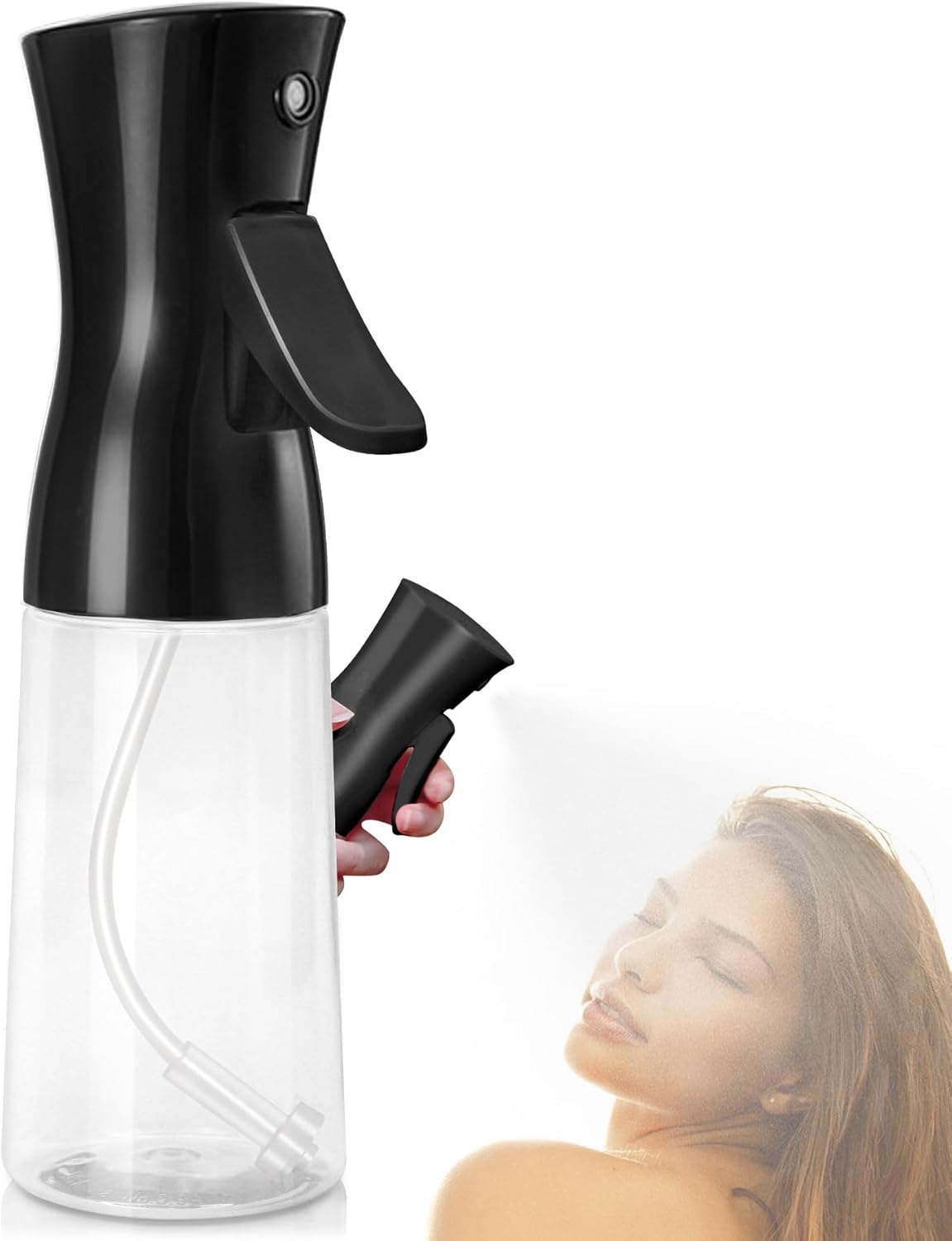 Continuous Water Mister Spray Bottle for Hair - Ultra Fine Mist Sprayer | 6.8 OZ Pink
