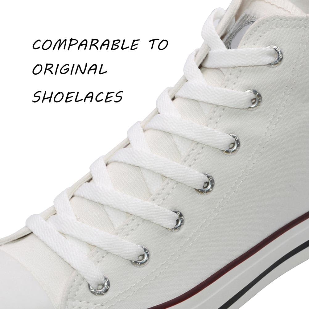 Flat Shoe Laces for Sneakers - Durable Athletic Shoelaces | Various Colors & Lengths