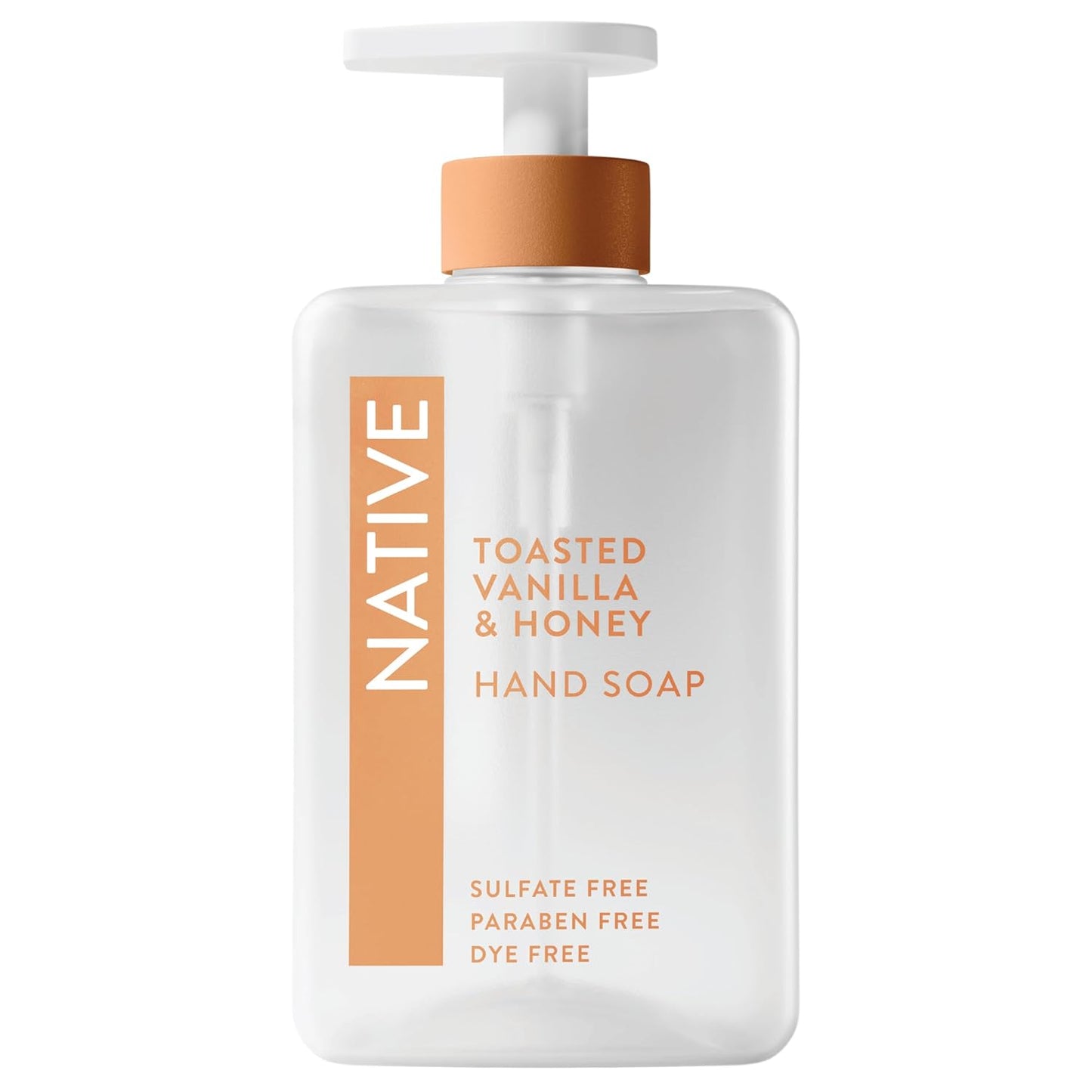 Native Liquid Hand Soap - Coconut & Vanilla Scent | Non-Drying Formula, Plant-Based Cleansers, 13 oz Bottle