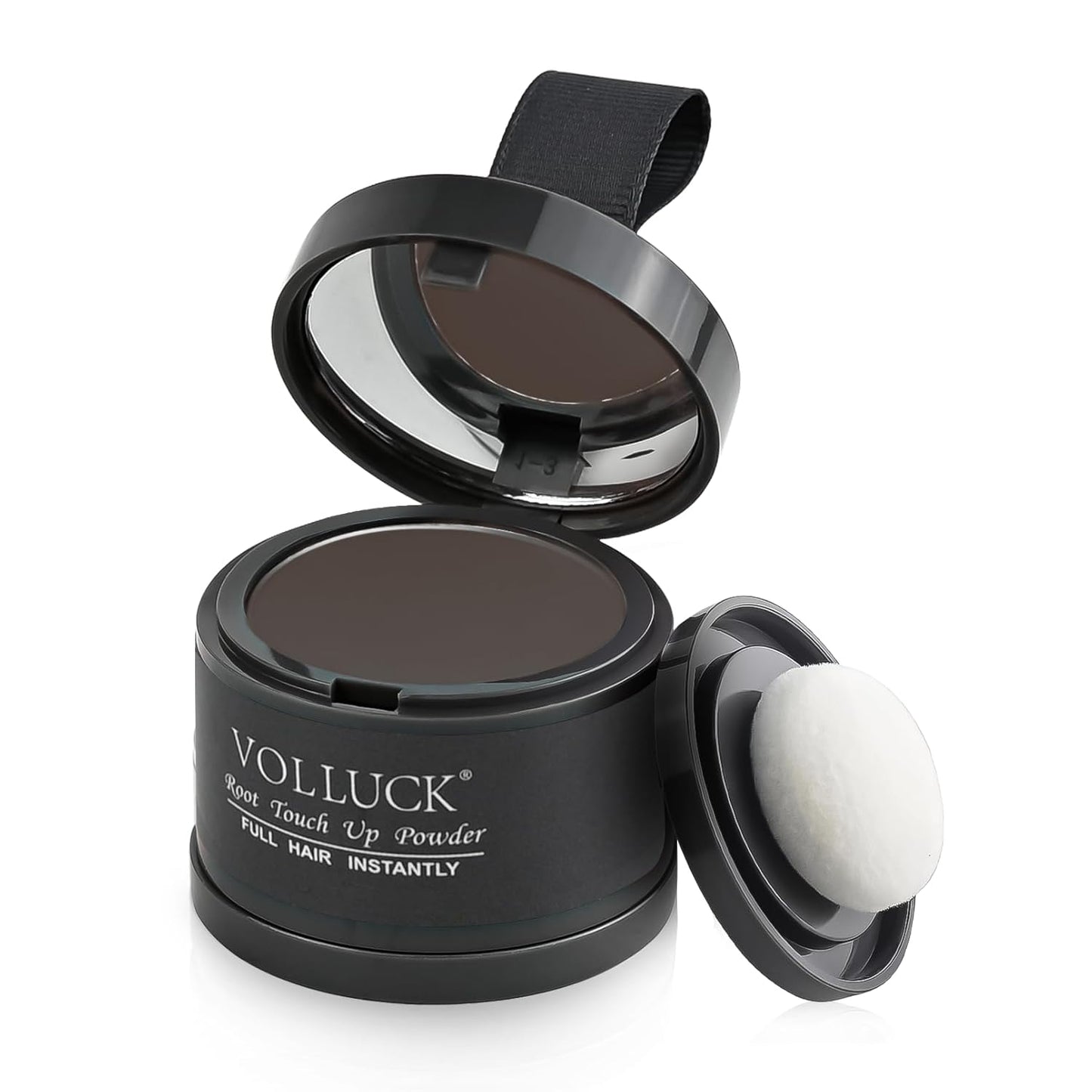 Root Touch Up Powder - Instant Hairline Coverage for Gray Hair & Thinning Areas | Dark Brown, 0.14 Ounce