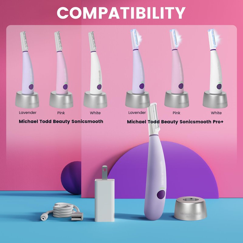 Dermaplaning Tool Charger Cord Compatible with Michael Todd Beauty Sonicsmooth Sonicsmooth Pro+ Dermaplane for Women Face Replacement Battery Power Supply Adapter