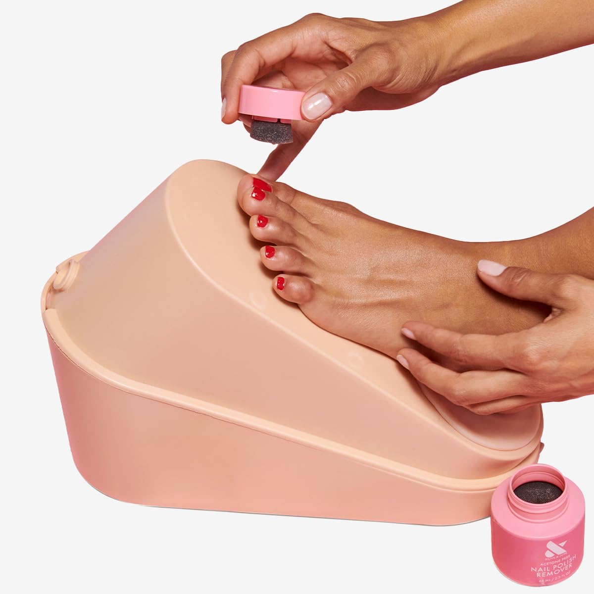 Acetone-Free Nail Polish Remover Pot - Gentle, No-Mess Formula | Vegan & Cruelty-Free | 70mL
