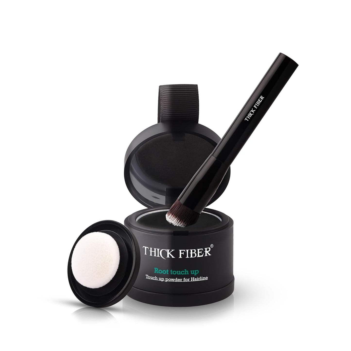 Root Touch Up Set - Water & Sweat Resistant Hair Loss Concealer for Thinning Hair | Auburn Hairline Powder & Brush