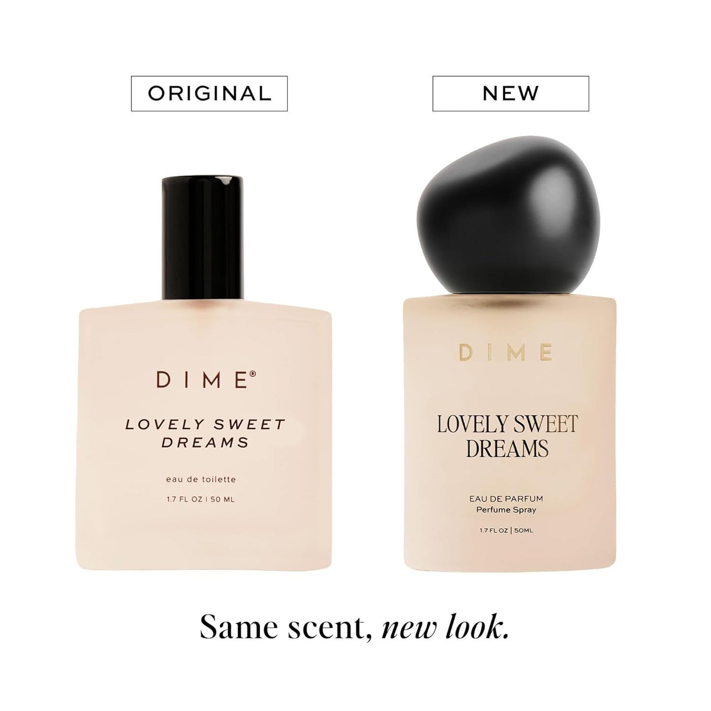 DIME Beauty Perfume - Lovely Sweet Dreams Eau de Toilette | Warm Vanilla & Floral Scent, 1.7 oz / 50 ml