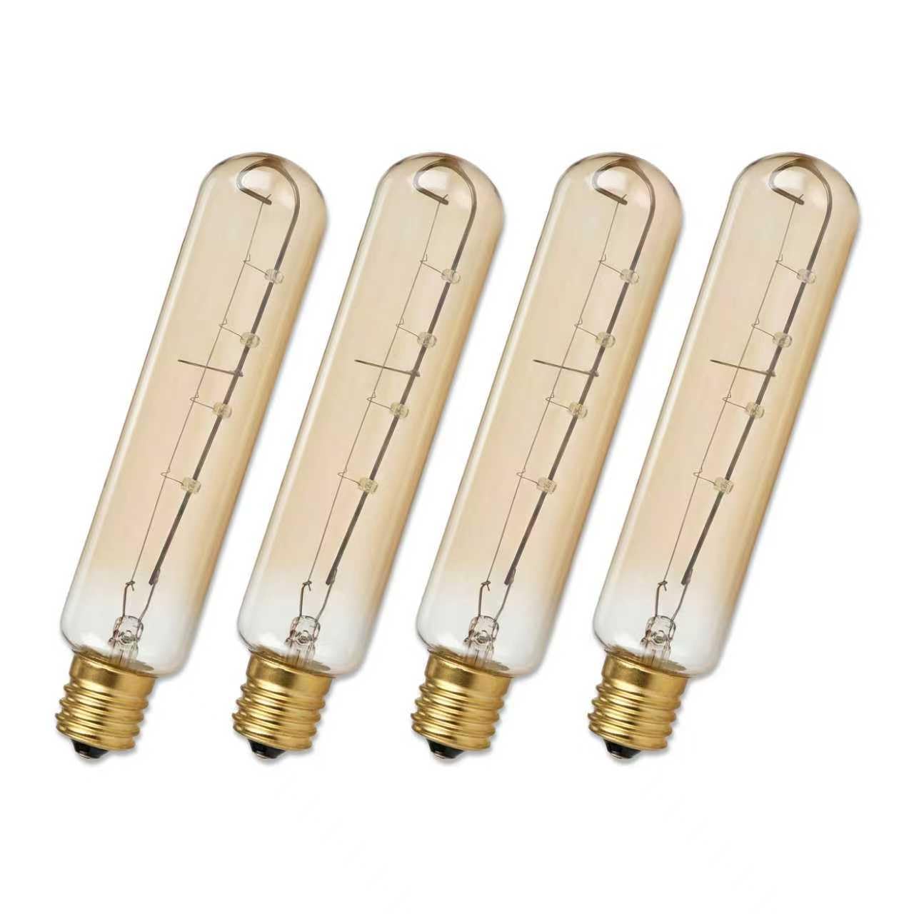 TELSOLARE 4-Pack 7014647 Refrigerator Light Bulb Replacement for Sub-Zero 500 Series (501, 550, 532, 542, 561, 590) - 120V 40W E17 Base Freezer & Fridge Bulbs