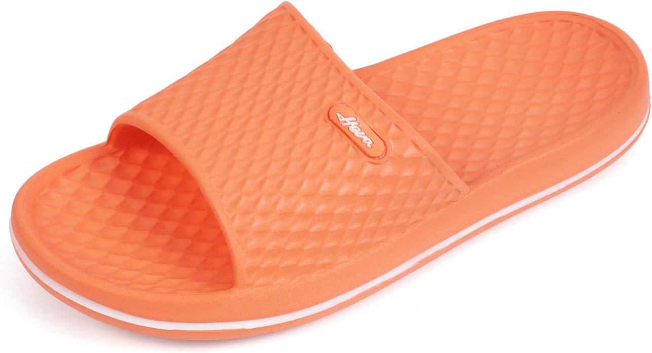 FunkyMonkey Women's Non-Slip Shower Slippers - Indoor & Beach Sandals | Comfortable & Stylish