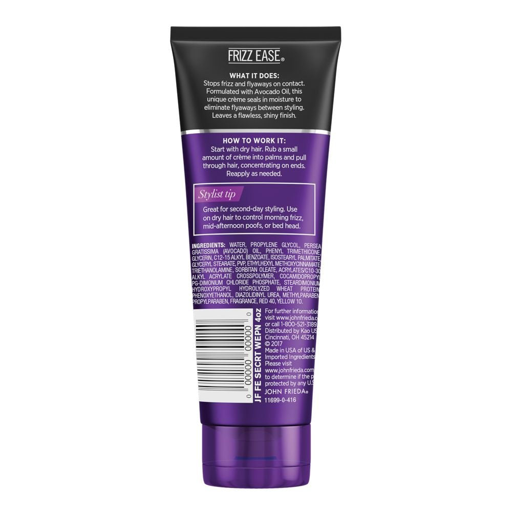 Frizz Ease Touch-Up Crème - John Frieda Hair Smoothing Formula | 4 Ounces (Pack of 6)