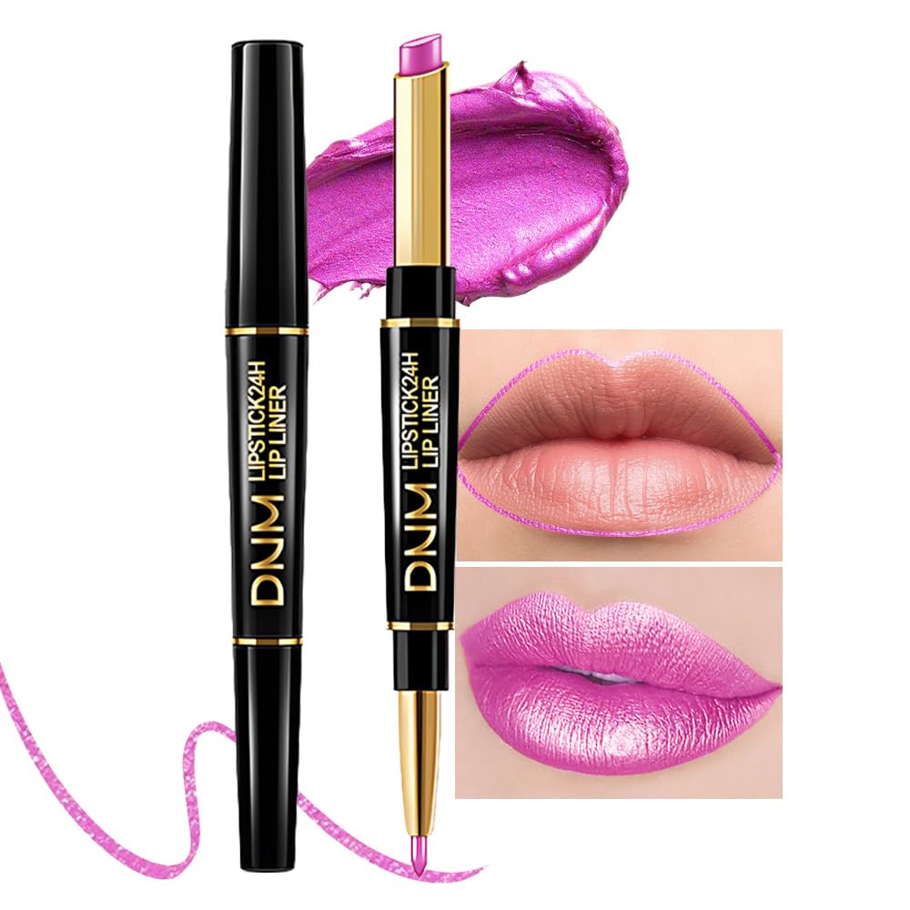 Chestnut Nude Brown Matte Lip Liner & Lipstick Set - Long Lasting, Waterproof, Smudge Proof | Antique Rose